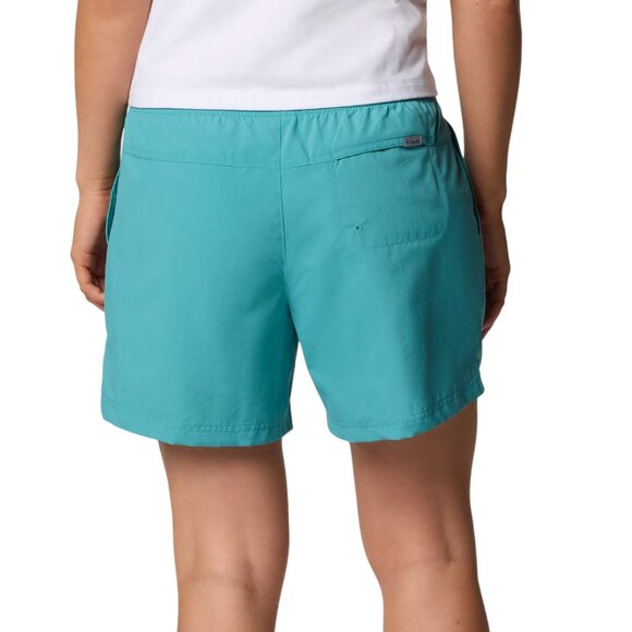 NWT Columbia Sandy River Regular Fit Shorts Womens Medium Teal Turquoise 3" NEW - Picture 3 of 14